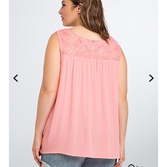 GUC Torrid Coral Gauze Top - Picture 3 of 3